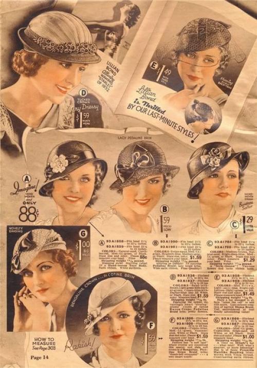 Шляпка постоянным аксессуаром модницы 1930-х годов была. 05 Шляпка постоянным аксессуаром модницы 1930-х годов была. 05