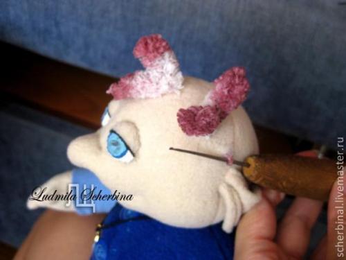 Пушистая шевелюра для куклы. 07 Пушистая шевелюра для куклы. 07