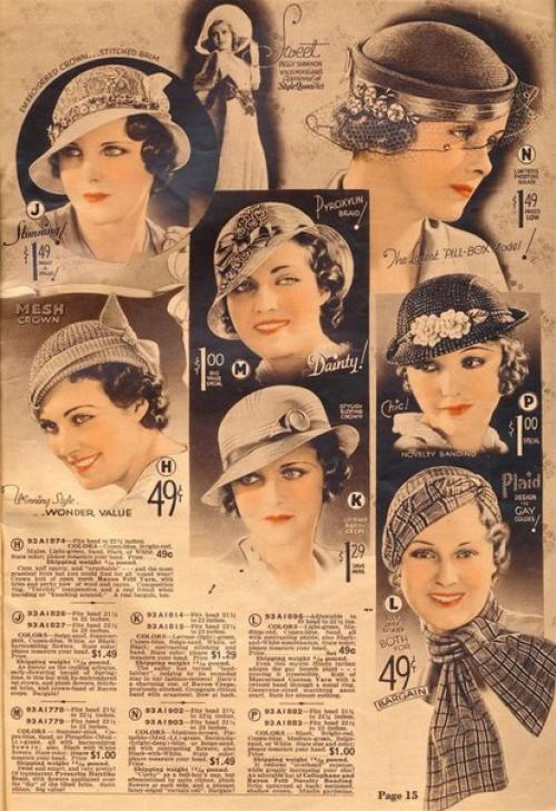 Шляпка постоянным аксессуаром модницы 1930-х годов была. 02 Шляпка постоянным аксессуаром модницы 1930-х годов была. 02