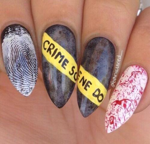 Лучшие идеи для маникюра на Хеллоуин? 03