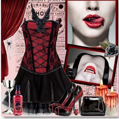 Костюм вампира на Хэллоуин. 02