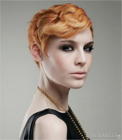 Стрижки на короткие волосы на новый 2016 год. 08