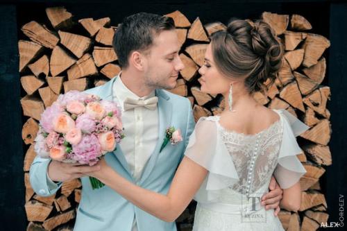 Очень нежный образ для невероятно женственной невесты Ирины. 05