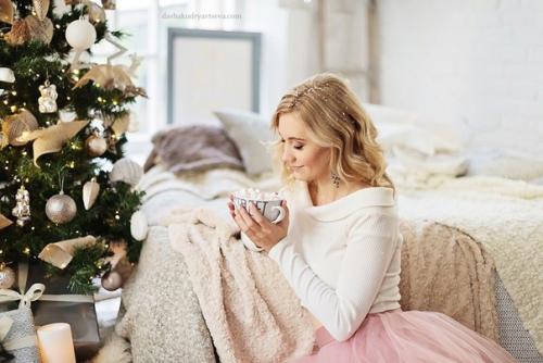 Варианты стильных новогодних фотосессий. 06