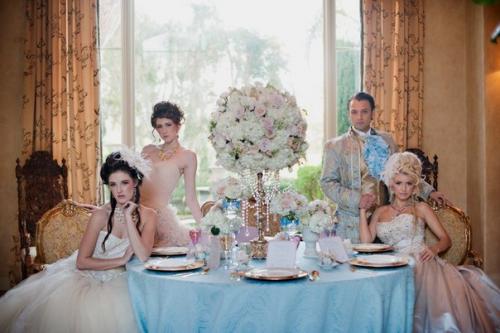 Свадьба в стиле рококо: роскошь и театральность. 04