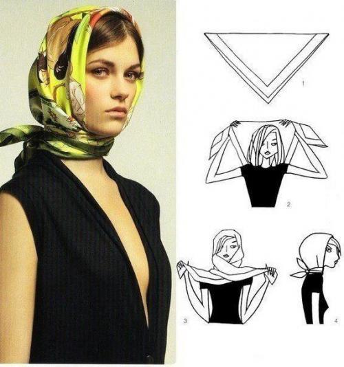 Из платка в шляпку. 02