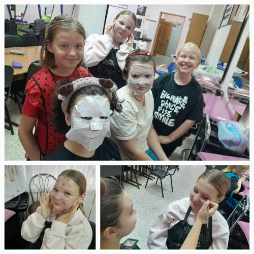 Мы изучаем этапы ухожа за кожей, волосами и руками. 04