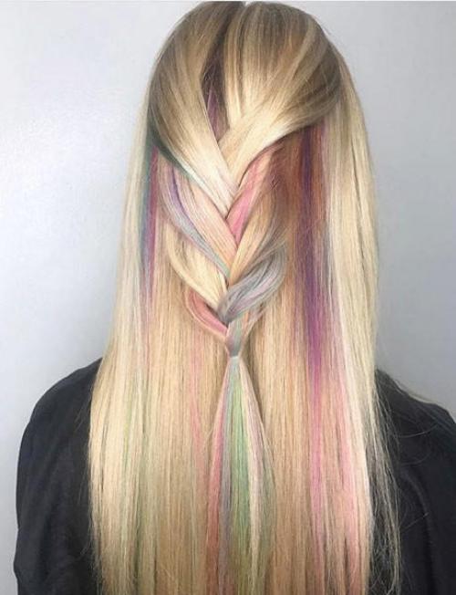 Модные оттенки волос: пастельные акценты? 03