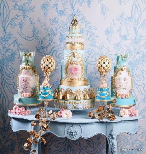 Свадьба в стиле рококо: роскошь и театральность. 08