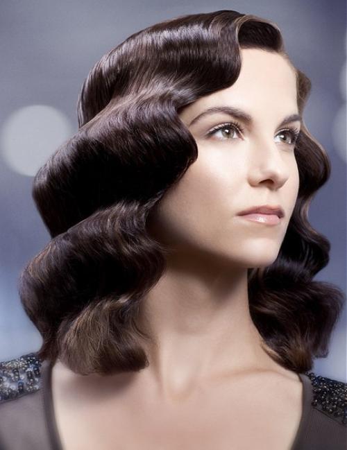 Голливудская волна. Укладка голливудская волна.