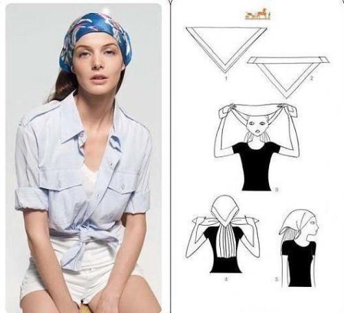 Из платка в шляпку. 04