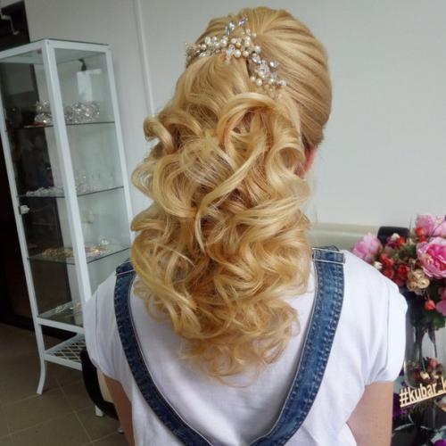 Милые девушки.  Прически вечерние, свадебные, для фотосессии. 04