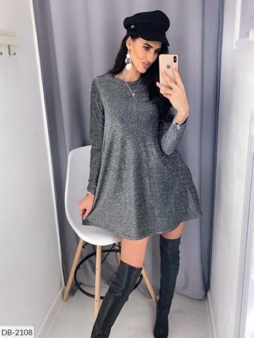 Серебро. Блеск серебристых пайеток или воздушный шифон светло-серого цвета - самое то для сказочного новогоднего образа. 07