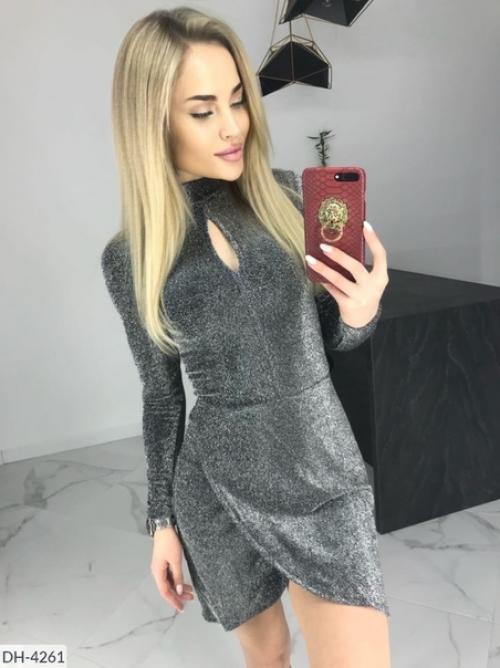 Серебро. Блеск серебристых пайеток или воздушный шифон светло-серого цвета - самое то для сказочного новогоднего образа. 02