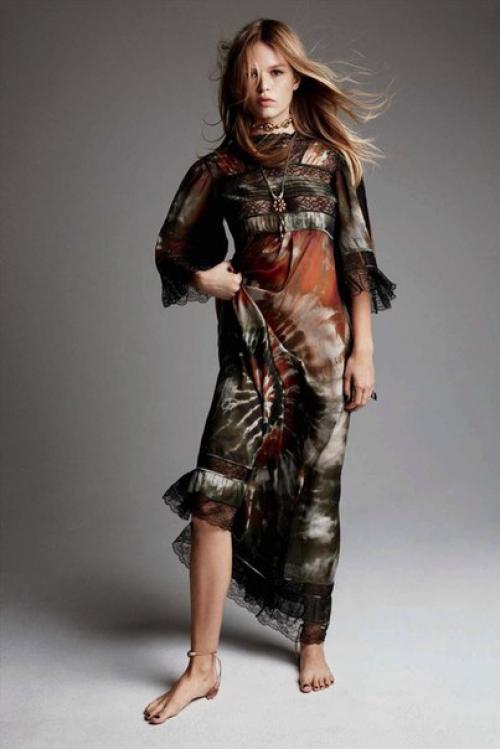 Miss Flora: Анна эверс в фотосессии Патрика демаршелье для Vogue Germany March 2016. 02