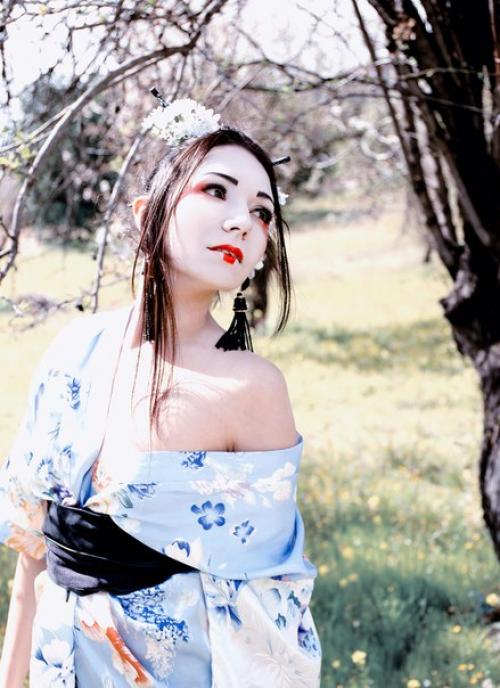 В прошлом году, когда зацвел миндаль, мы с Алеся другова решили сделать проект Гейша. 03 В прошлом году, когда зацвел миндаль, мы с Алеся другова решили сделать проект Гейша. 03