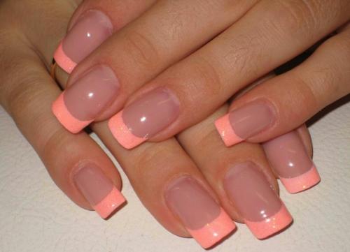 Маникюр под розовое платье. 01