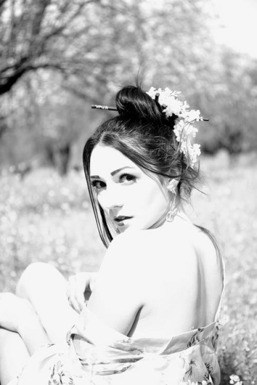 В прошлом году, когда зацвел миндаль, мы с Алеся другова решили сделать проект Гейша. 06 В прошлом году, когда зацвел миндаль, мы с Алеся другова решили сделать проект Гейша. 06