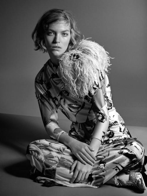 Аризона мьюз в фотосессии Микеланджело ди Баттиста для Harper's Bazaar Japan May 2016. 09