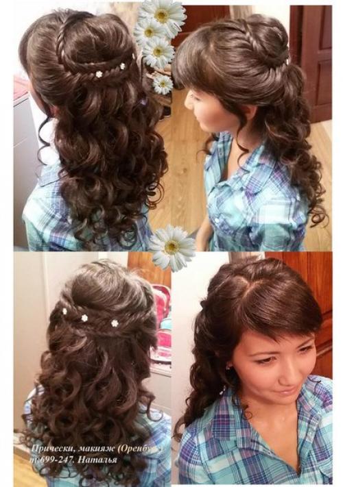 Прически и макияж свадебные, вечерние, для фотосесии. 01