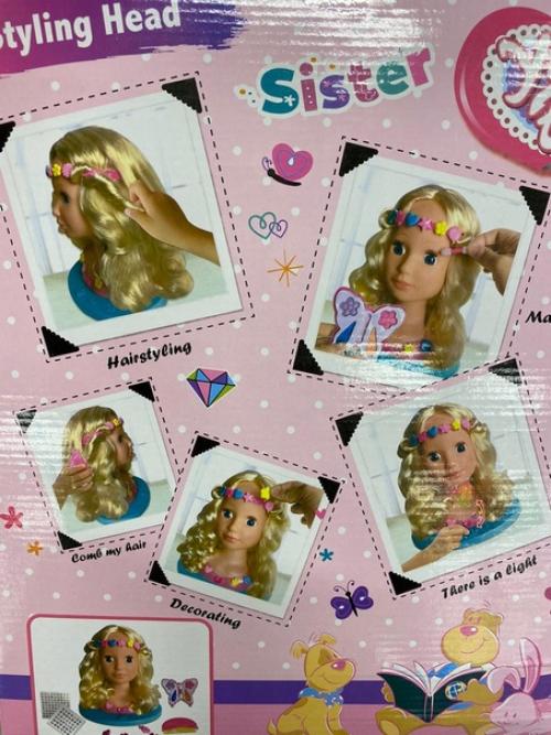 * в комплекте: кукла - манекен, ободок - резинка, тени для век, расчёстка, набор стразов, фигурки для декора. 02