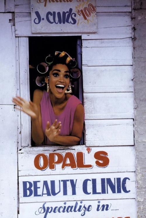 Tropical Punch. Американский Vogue, апрель 1991 года. 01