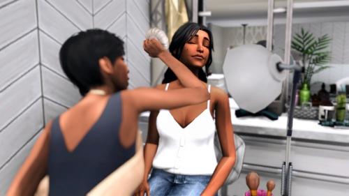 Когда Рамона прибыла в студию стилиста, она уже была полностью погружена в этот магический день. 02