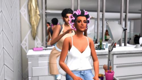 Когда Рамона прибыла в студию стилиста, она уже была полностью погружена в этот магический день. 06