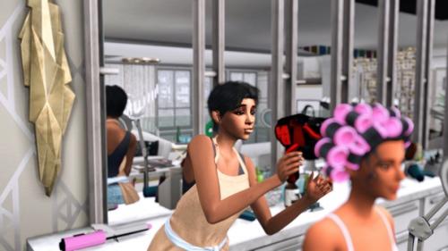 Когда Рамона прибыла в студию стилиста, она уже была полностью погружена в этот магический день. 07