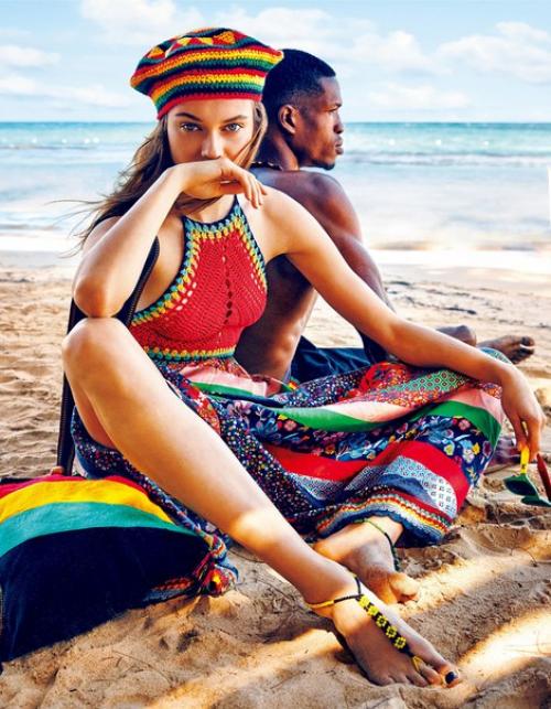Jamaican Journey: Моника Як ягачак в фотосессии Вальтера чина для Vogue Japan July 2016. 05