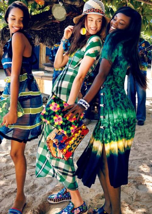 Jamaican Journey: Моника Як ягачак в фотосессии Вальтера чина для Vogue Japan July 2016. 07