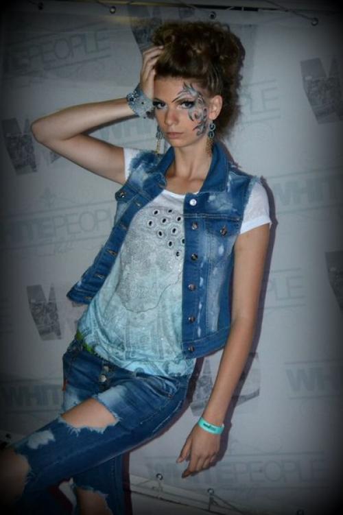 Мисс Севастополь 2014 Юлия Тарасова на шоу стилистов на фестивале Brand Party by Domino. 02