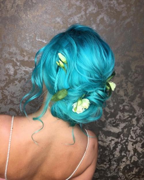 Летнии образ (цвет волос + прическа + легкии макияж) тренд 2020 года). 02