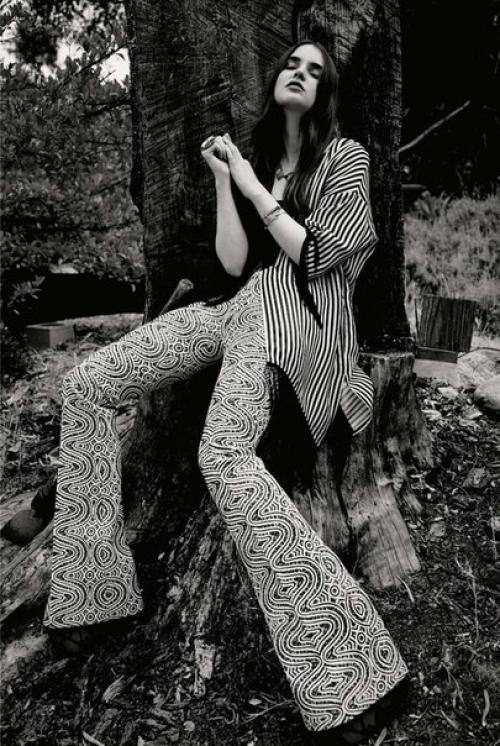 Une Folk Aventure: али Майкл в фотосессии Иана маккелла для Elle France July 2015. 03