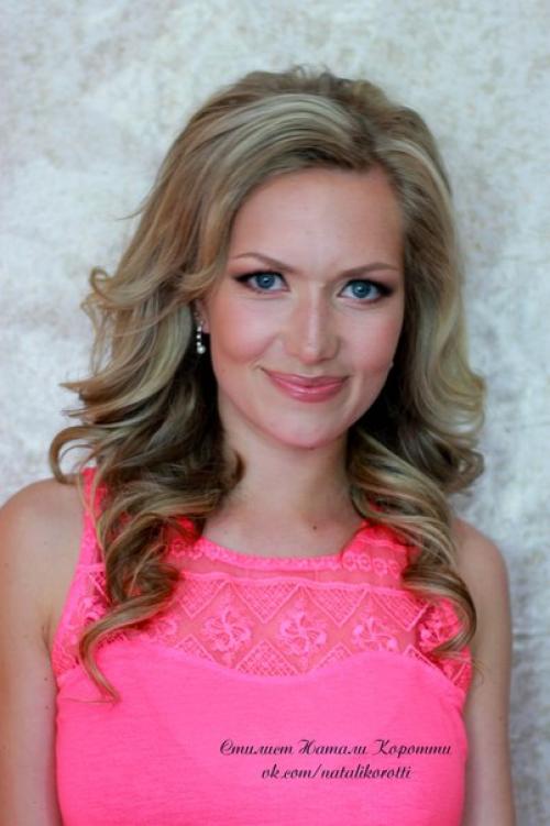 Макияж и прическа для юли. 04