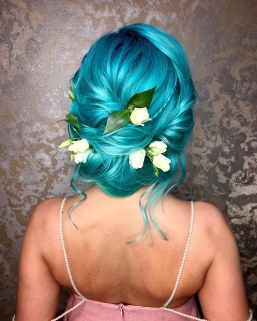 Летнии образ (цвет волос + прическа + легкии макияж) тренд 2020 года). 01