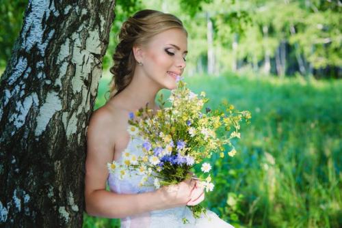 Вчера поработали на свадебным образом. 01