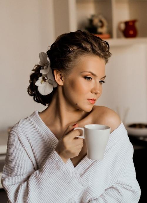 Причёски свадебные вечерние для фотосессий. 01