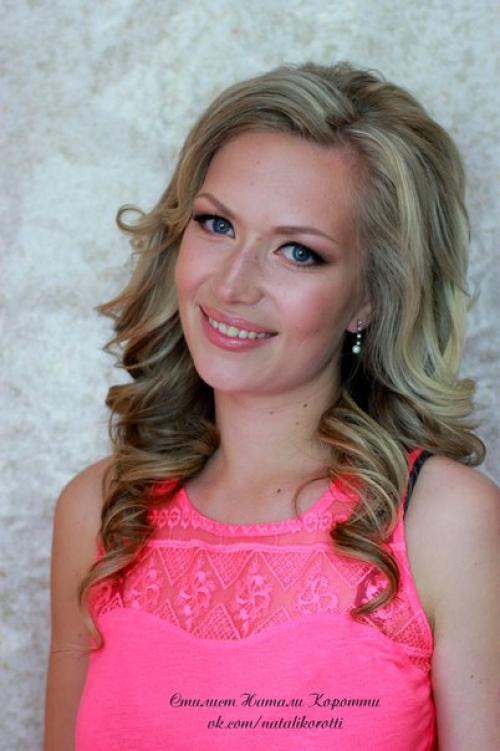 Макияж и прическа для юли. 06