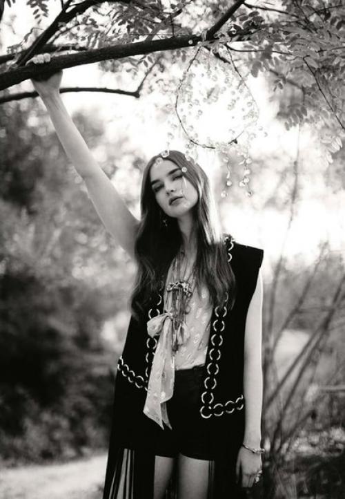 Une Folk Aventure: али Майкл в фотосессии Иана маккелла для Elle France July 2015. 06