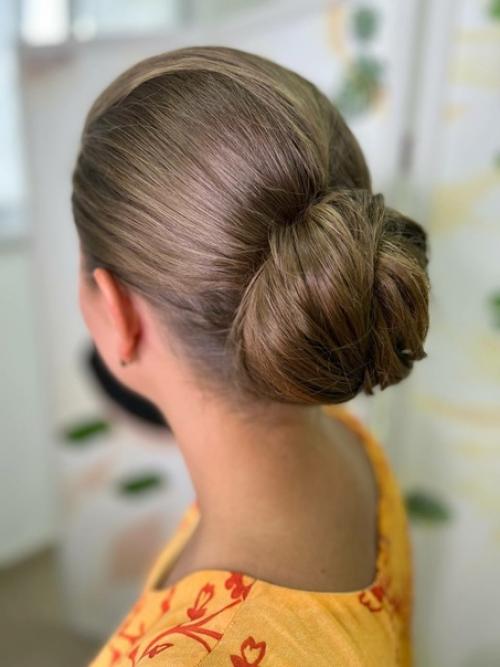 Стильная прическа ракушка. 02