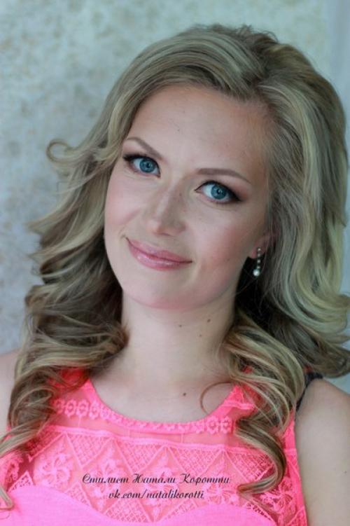 Макияж и прическа для юли. 01