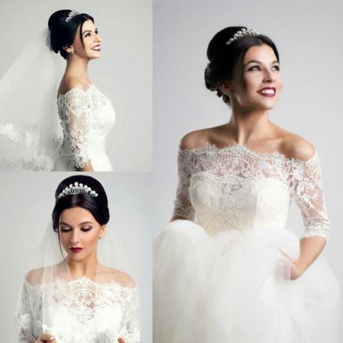 Первые свадебные прически, отличные от повседневных, начали делать в древнем Риме. 01