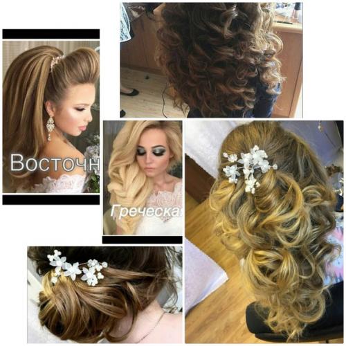Делаю прически: восточный хвост, высокий и низкий пучок, гладкий пучок, греческая коса на бок. 02