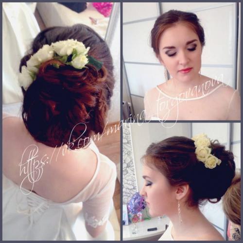 Дорогие девушки!  На 19, 20, 26 и 27 августа есть местечки на причёски и макияж! 02