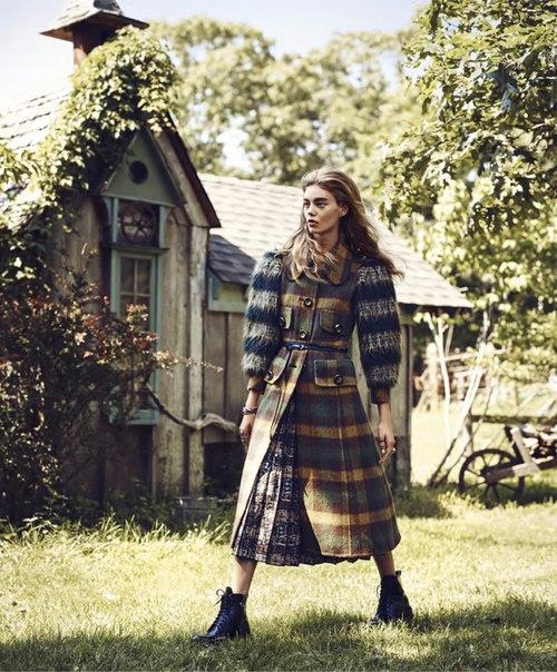 Time For Texture: ондриа хардин в фотосессии Натаниеля голдберга для Harper's Bazaar US September 2015. 02