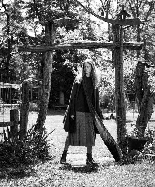 Time For Texture: ондриа хардин в фотосессии Натаниеля голдберга для Harper's Bazaar US September 2015. 03