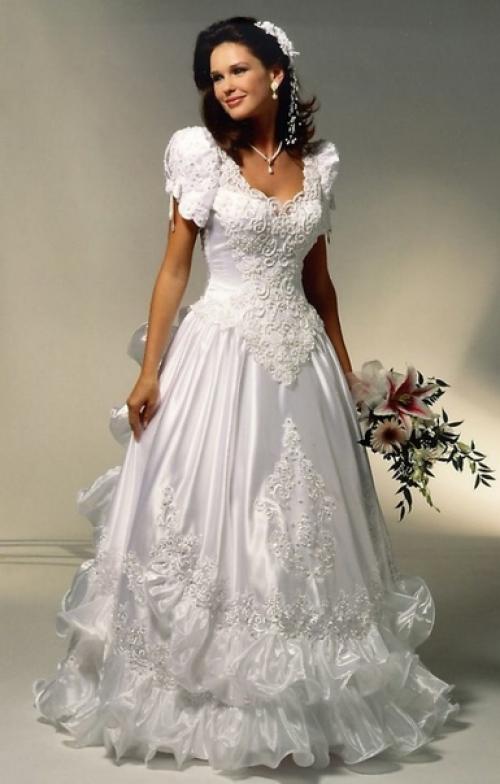 10 красивых фотографий, отражающих свадебный стиль 1990-х годов. 05