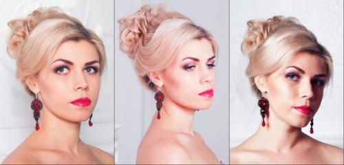 Стрижки, свадебные - вечерние причёски, разные виды окрашивания волос: омбре, мелирование, колорирование, окрашивания волос тон в тон, тонирование. 01