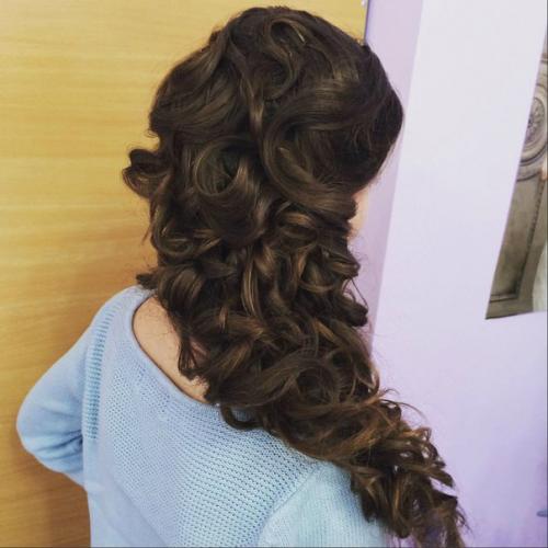 Стрижки, свадебные - вечерние причёски, разные виды окрашивания волос: омбре, мелирование, колорирование, окрашивания волос тон в тон, тонирование. 08